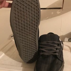 Denim colored vans size men 10.5